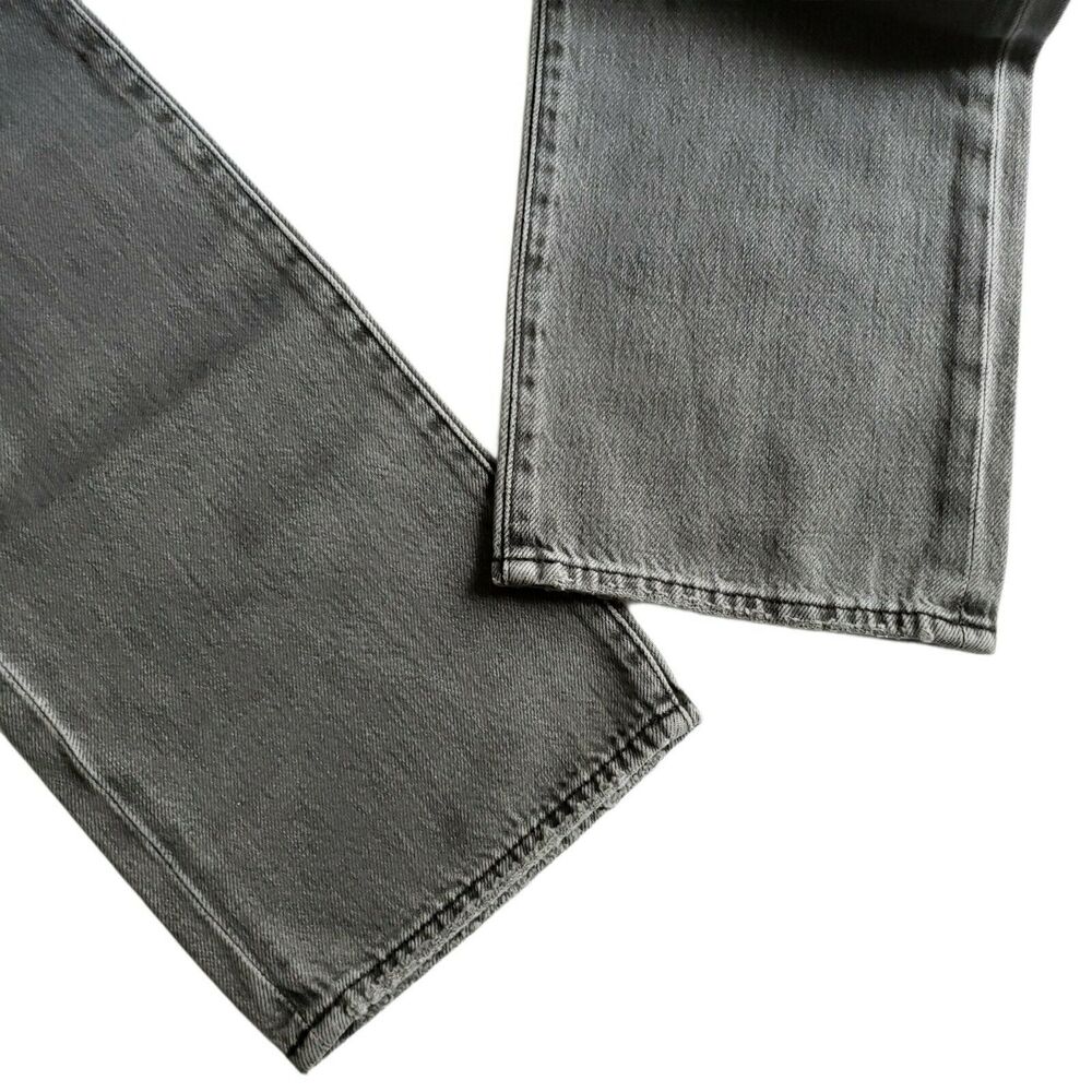FRAME Denim L'Homme Straight leg distressed denim jeans commodore gray Sz 30 NEW - Picture 8 of 11